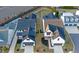 New homes showing roof tops and driveways in a planned community at 1240 Hayes Sq, Peachtree City, GA 30269