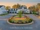 Neighborhood park at the center of a cul-de-sac with manicured greenery at 1240 Hayes Sq, Peachtree City, GA 30269
