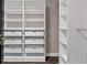 Walk-in closet features custom shelving and storage drawers at 3222 Bay View Dr, Jonesboro, GA 30236