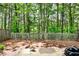 Fully fenced backyard with lush trees offers a private retreat and outdoor enjoyment at 334 Pin Oak Ave, Woodstock, GA 30188