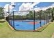 Bright community tennis courts, a great amenity for active residents at 334 Pin Oak Ave, Woodstock, GA 30188