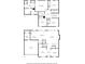 Combined first and second story floor plans showing layout, rooms, and relative dimensions at 4092 Grand Park Dr, Suwanee, GA 30024