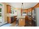 Charming kitchen featuring custom cabinets, granite countertops, and stainless steel appliances at 6317 Benbrooke Overlook Nw, Acworth, GA 30101