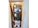 HVAC closet with a Lennox furnace, vent piping, and electrical connections at 7775 Sudbury Cir, Covington, GA 30014