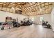 Large unfinished basement with high ceilings, wood floors, and ample space for storage at 4826 Dean Sw Ln, Lilburn, GA 30047