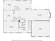 Detailed floor plan showing layout of rooms including living room, kitchen, and garage at 4826 Dean Sw Ln, Lilburn, GA 30047