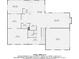 Detailed floor plan showcasing the layout with kitchen, dining area, living room, and garage at 4826 Dean Sw Ln, Lilburn, GA 30047