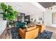 A stylishly decorated lobby with modern furnishings and a vibrant color palette at 260 N. 18Th St # 10326, Atlanta, GA 30363