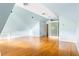Large attic space with wood floors and unique architecture at 364 Brooks Ne Ave, Atlanta, GA 30307