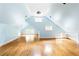 Large attic space with wood floors and ample natural light at 364 Brooks Ne Ave, Atlanta, GA 30307