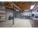 Unfinished basement featuring concrete walls, open ceiling, and visible ductwork, offering potential for customization at 3004 High Vista Walk, Woodstock, GA 30189