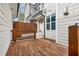 Private wooden deck with string lights offers a cozy outdoor space at 891 Proctor Oaks Nw St, Atlanta, GA 30318