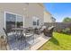 Outdoor patio area furnished with seating and a dining table, perfect for entertaining at 2280 Baker Station Dr, Acworth, GA 30101