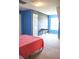 Bright bedroom featuring a chalkboard wall, a desk, and a comfortable bed at 287 Diamond Ct, Carrollton, GA 30116