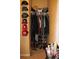 Organized closet with hats and clothing storage, providing efficient use of space at 287 Diamond Ct, Carrollton, GA 30116