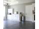 Modern kitchen with light gray paint, white cabinets, and stainless steel appliances at 287 Diamond Ct, Carrollton, GA 30116