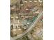 Aerial view of the residential lots and neighborhood streets at 2987 Windward Nw Dr, Kennesaw, GA 30152