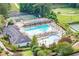 Aerial view of community pool and tennis courts at 3353 Greenfield Dr, Marietta, GA 30068