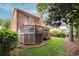Backyard featuring deck with privacy lattice, lush lawn, and mature landscaping at 1887 Chamdun Pl, Brookhaven, GA 30341