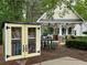 Little Free Library box next to community pavilion and picnic area at 218 Osmanthus Way, Canton, GA 30114