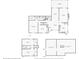 Detailed floorplan showcasing layout of the primary bedroom, kitchen, living spaces, and unfinished basement at 402 Summit Ridge Ter, Lawrenceville, GA 30046