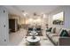 Open-concept living area features stylish furniture, modern decor, and a convenient kitchenette at 3412 Collier Nw Dr, Atlanta, GA 30331