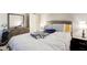 Cozy bedroom with a full sized mirror, and simple contemporary decor at 3099 Regency Park Dr, Lithonia, GA 30038