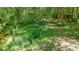Picturesque view of the wooded backyard and creek at 544 W Macedonia Church Rd, Oxford, GA 30054