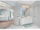 Spacious bathroom features double sinks, white cabinets, and tile flooring at 1481 Highway 85 Connector, Brooks, GA 30205