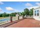 Back deck overlooking the pool and large, verdant backyard at 1481 Highway 85 Connector, Brooks, GA 30205