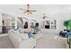 Spacious living room with built-in shelving, large windows, and stylish decor offering a comfortable and functional space at 1481 Highway 85 Connector, Brooks, GA 30205