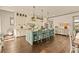 Large kitchen with center island, modern appliances, and lots of cabinets at 525 E Main St, Buford, GA 30518
