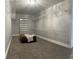 Open walk-in closet featuring carpeted flooring, wire shelving, and a storage unit at 6914 N Baggett Rd, Douglasville, GA 30134