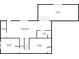 Basement floor plan offering additional living space with a recreation room, bedrooms, bath, and storage at 165 Colony Cir, Canton, GA 30114