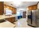 Well-equipped kitchen featuring stainless steel appliances and ample cabinet space at 1830 Brandy Se Ln, Conyers, GA 30013