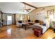 Inviting living room with a fireplace, comfortable seating, and hardwood floors at 1830 Brandy Se Ln, Conyers, GA 30013