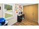 Bright bedroom with storage space and a large window at 1384 Sunrise Way, Lawrenceville, GA 30046