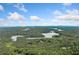 Scenic aerial view of the lake and surrounding lush green forests at 3230 Sundew Nw Dr, Acworth, GA 30101