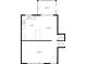 Open concept floor plan featuring a kitchen, dining area, living room, and screened porch layout at 6997 Vesta Brook Dr, Morrow, GA 30260