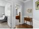 Hallway with views of a bedroom and sitting room at 4690 Hopewell Manor Dr, Cumming, GA 30028