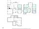 Floorplan of the home shows three floors, including the primary bedroom, living room, and garage at 10000 Groomsbridge Rd, Johns Creek, GA 30022