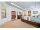 The main bedroom includes carpet and neutral colors at 120 Laurel Rdg, Canton, GA 30114