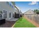Spacious backyard with a well-maintained lawn and privacy fence at 621 Kenridge Way # 0, Suwanee, GA 30024