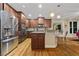 Spacious kitchen with stainless steel appliances and granite countertops at 6217 Millstone Trl, Douglasville, GA 30135