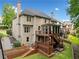 Multi-tiered deck and landscaped backyard, great for entertaining at 790 Sienna Dr, Cumming, GA 30040