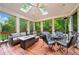 Cozy sunroom with skylights, ideal for relaxation and enjoying the outdoors at 790 Sienna Dr, Cumming, GA 30040