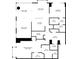 Detailed floor plan showcasing the layout and dimensions of the home, including the primary bedroom at 905 Juniper Ne St # 808, Atlanta, GA 30309