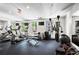 Well-equipped gym with modern cardio machines, weights, and fitness equipment at 905 Juniper Ne St # 808, Atlanta, GA 30309