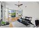 Open-concept living room with hardwood floors and lots of natural light at 905 Juniper Ne St # 808, Atlanta, GA 30309