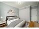 Stylish bedroom with a bed, side tables, and modern decor at 130 26Th Nw St # 415, Atlanta, GA 30309